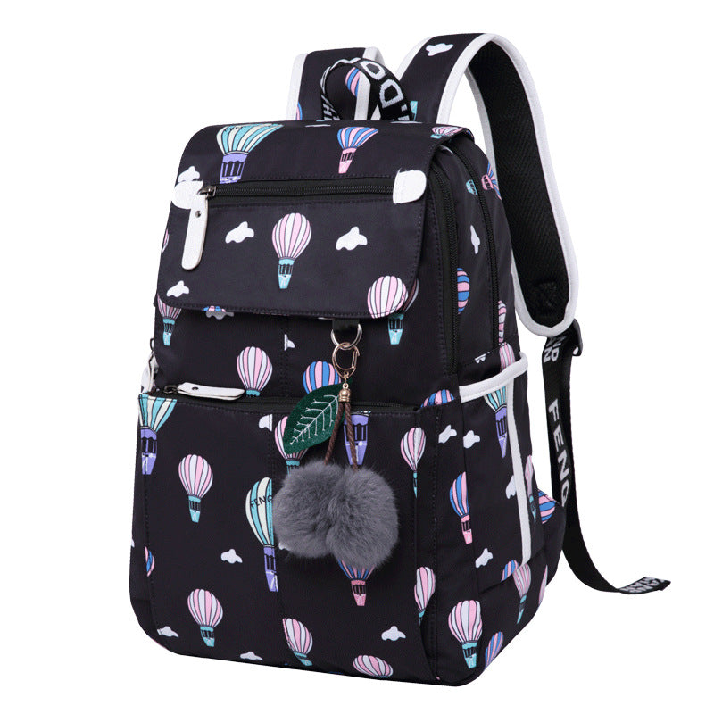 Large Waterproof Travel Backpack for Students (Girls)