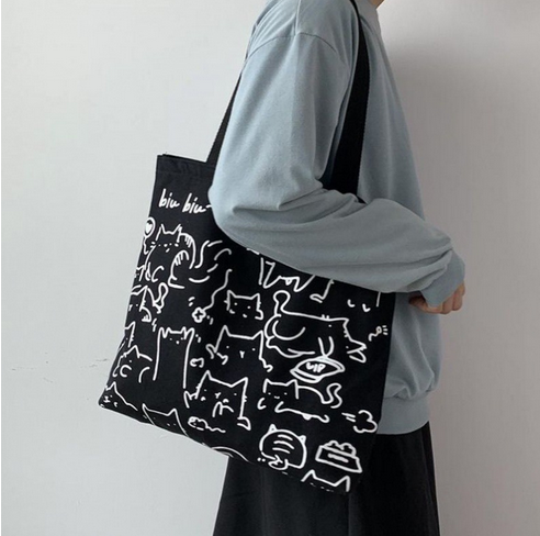 Retro Illustration Handbag for Women