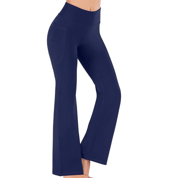 Women's High Waist Wide Leg Yoga Pants - Casual Style