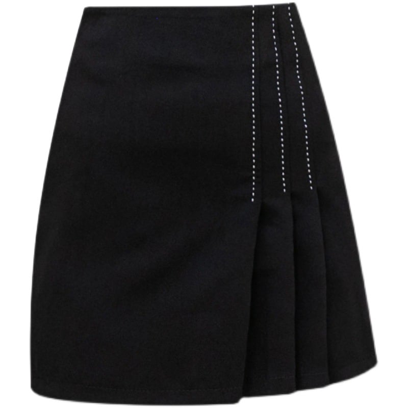 High Waist Pleated Short Skirt for Women