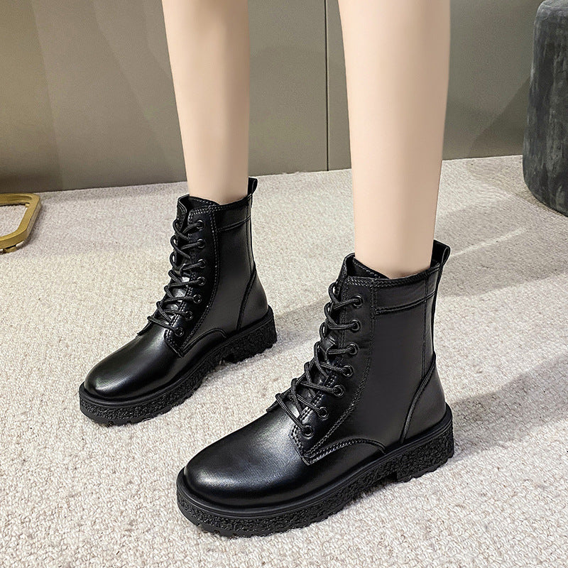 British Style Women's Fashion Martin Boots
