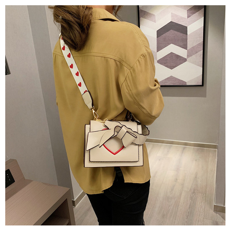 Bow Knot Small Square Bag - Versatile Crossbody for Girls