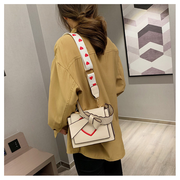 Bow Knot Small Square Bag - Versatile Crossbody for Girls