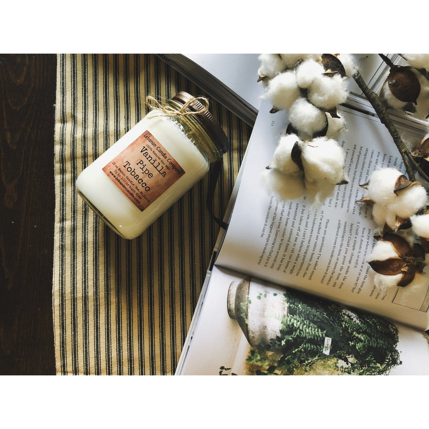 Vanilla Pipe Tobacco Candle