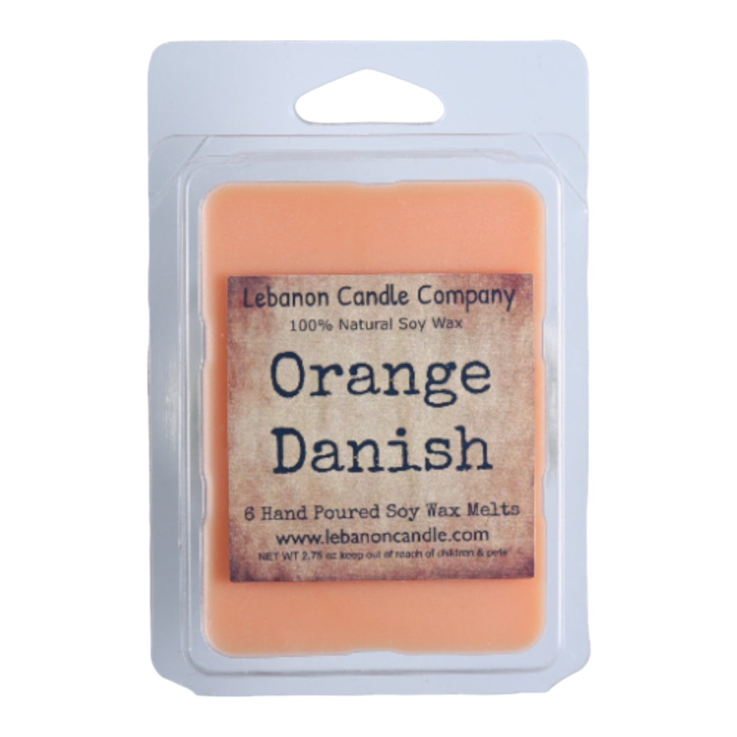 Orange Danish Wax Melt
