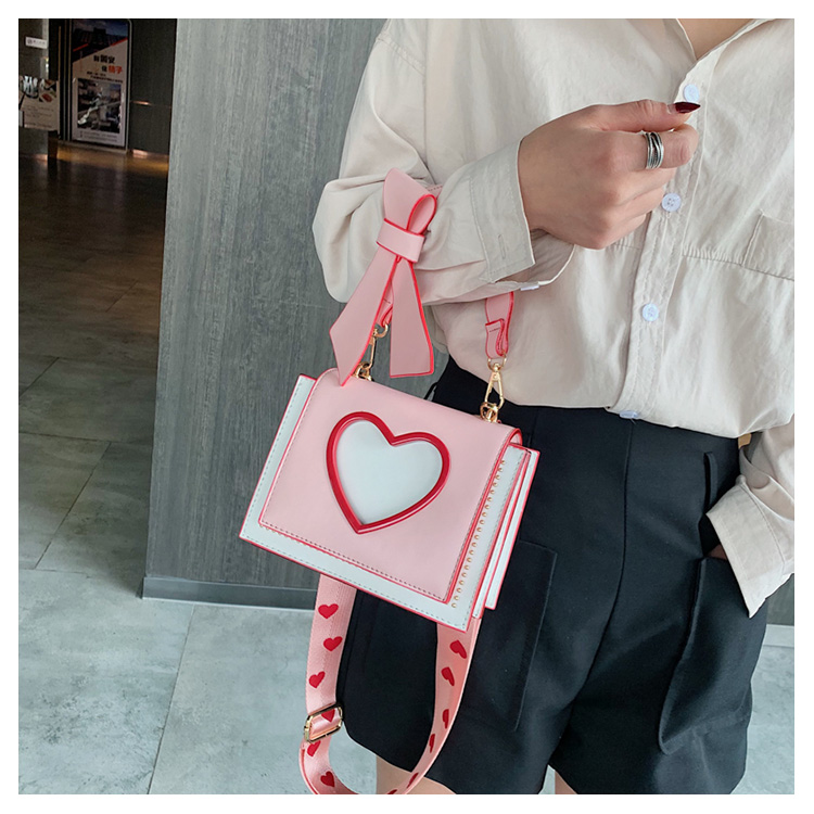 Bow Knot Small Square Bag - Versatile Crossbody for Girls