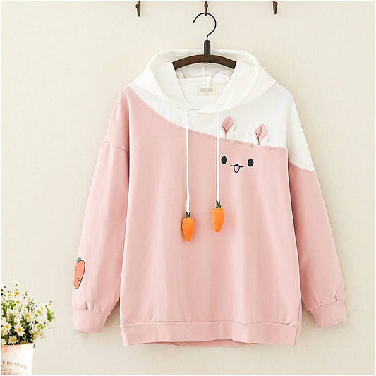 Trendy Hooded Sweatshirt for Girls and Students
