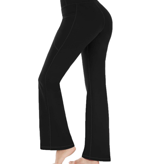 Women's High Waist Wide Leg Yoga Pants - Casual Style