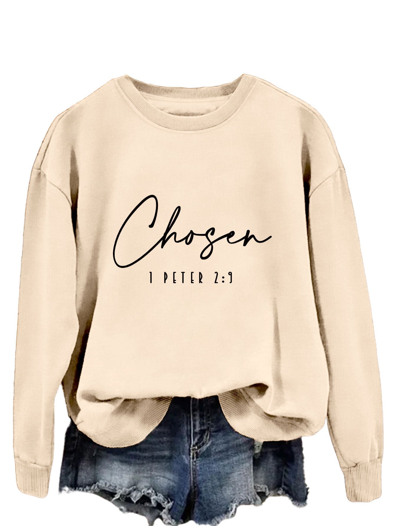 Fashion Trendy Sweater Plus Size Women's Clothing See size chart under “more details”