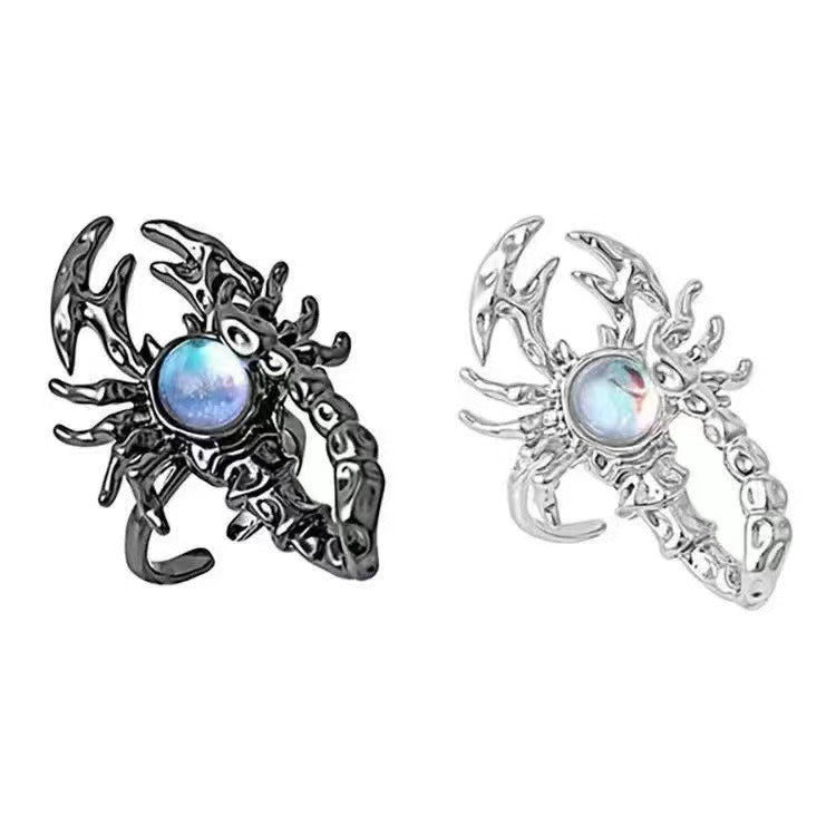 Moonstone Scorpion Open Ring - Sweet and Cool Design