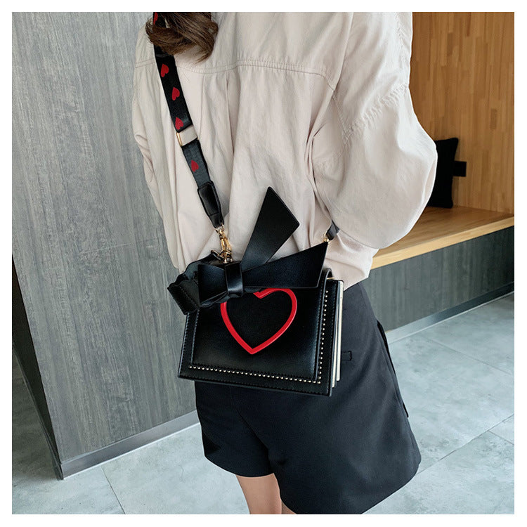 Bow Knot Small Square Bag - Versatile Crossbody for Girls