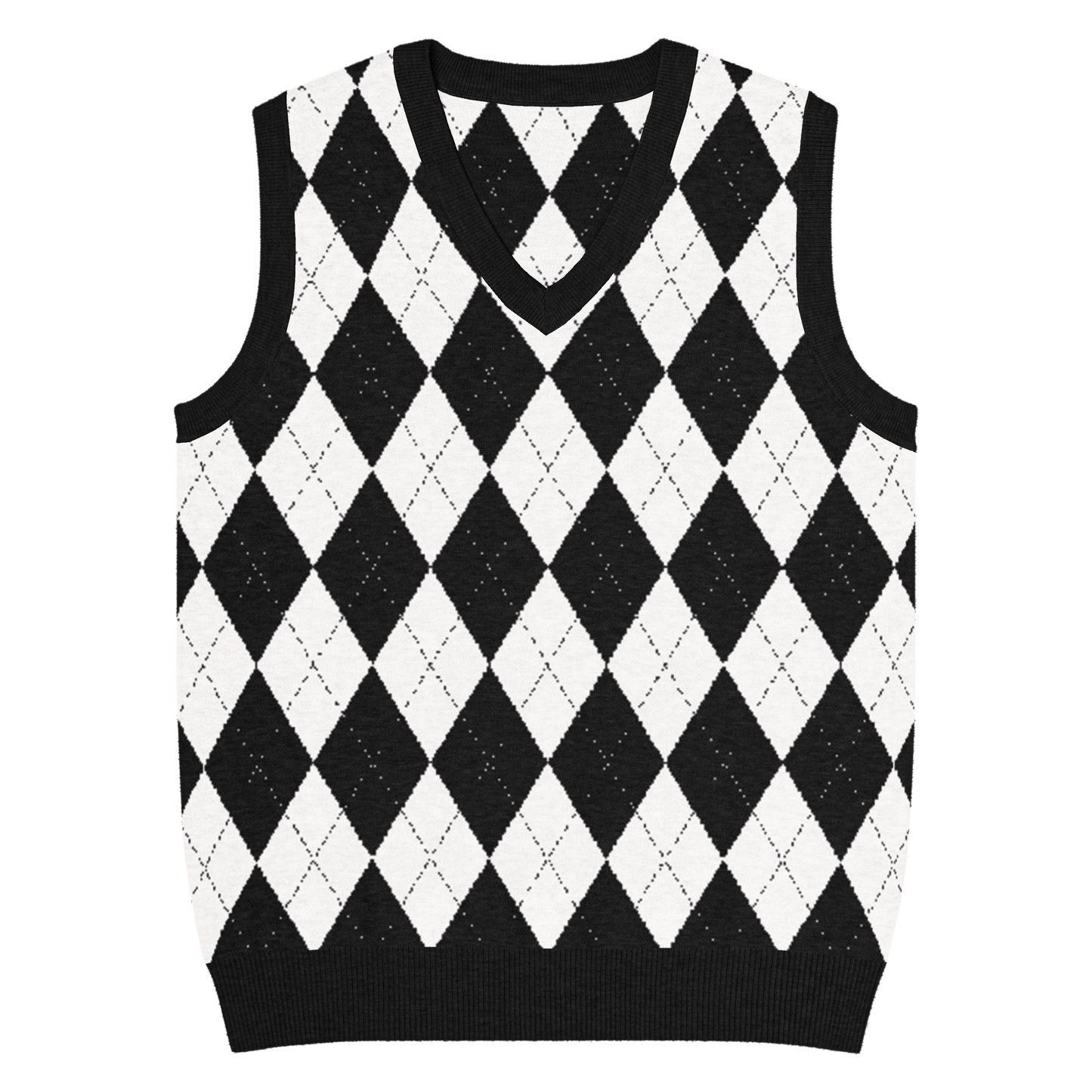 Carnival Chic Knit V-Neck Vest